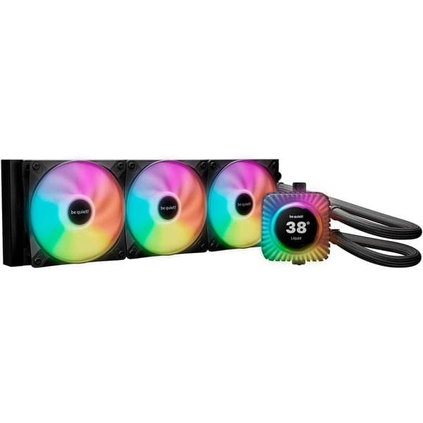 Light Loop IO LCD 360mm schwarz, 360 mm be quiet! – E-tec