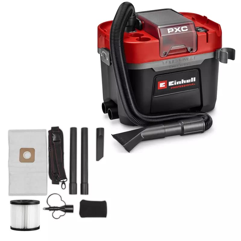 Einhell Akku-Nass- und Trockensauger TP-VC 18/10 Li BL L Solo – Zgonc