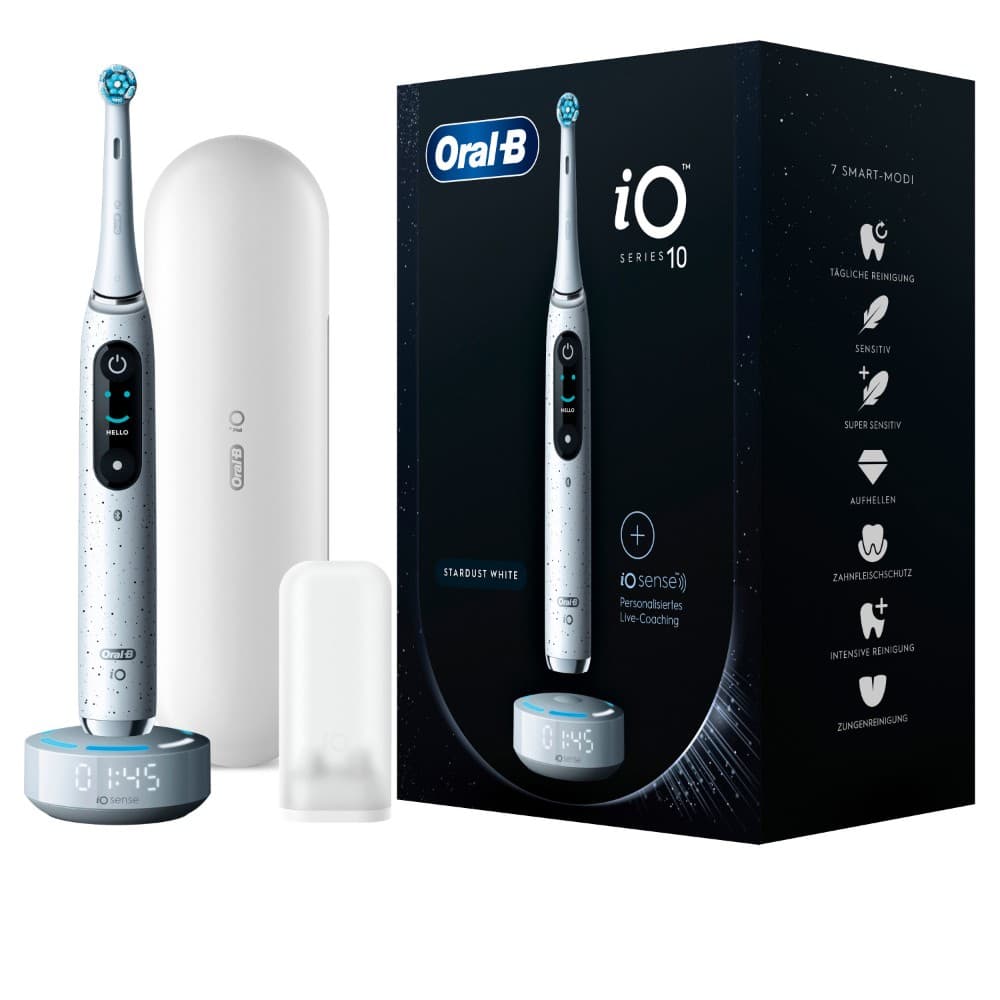 Oral-B Elektrische Zahnbürste iO Series 10 Stardust White – Expert