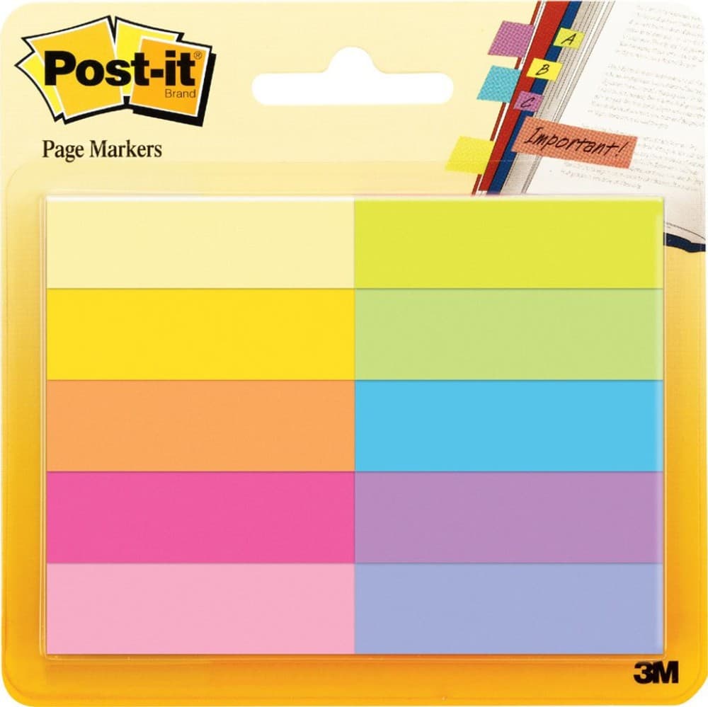 Notes Markers, 10 x 50 Blatt Post-it – Interspar
