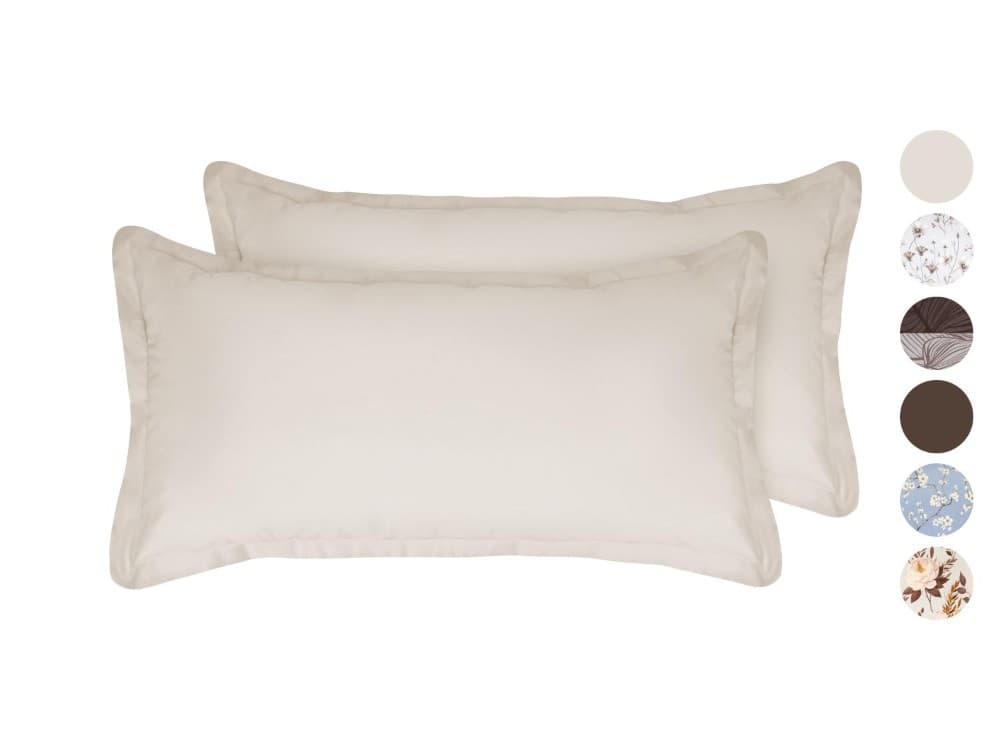 LIVARNO Mikrofaser-Satin-Polsterbezug, 2 Stück – Lidl