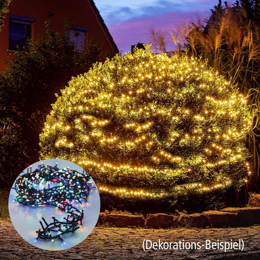 Lichterkette 20 m mit 1000 LEDs, ca. 20 m I-GLOW by EDILIGHT – Norma
