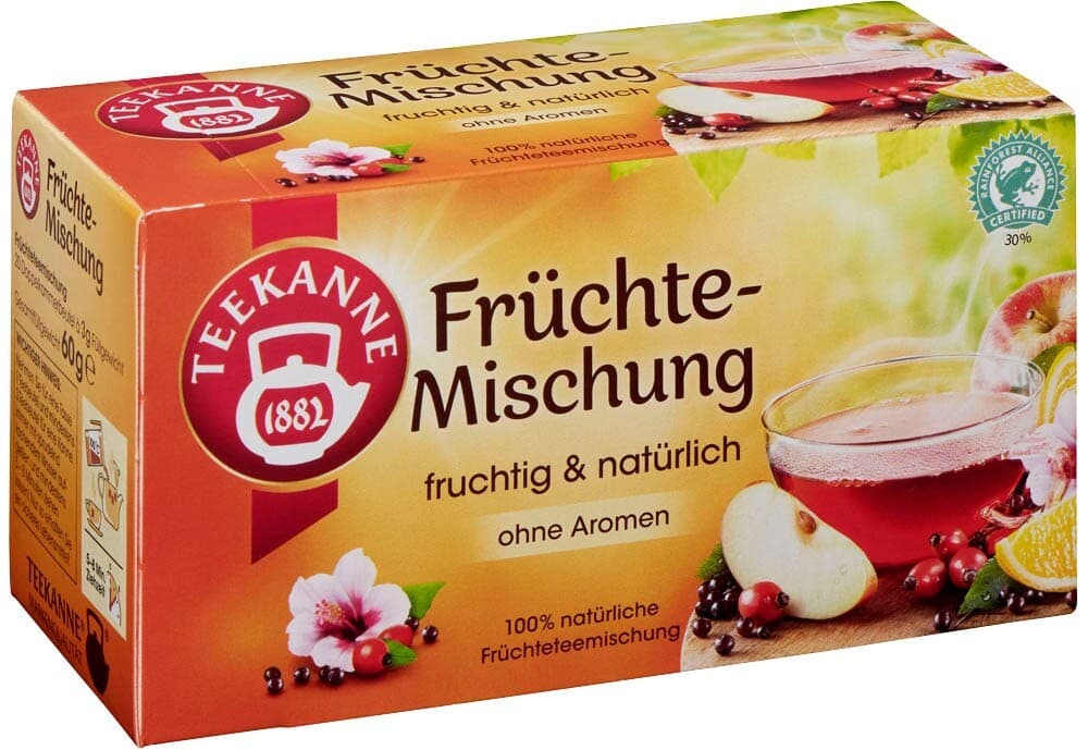 Teekanne Früchtetee-Mischung, 18/20 Teebeutel – Penny