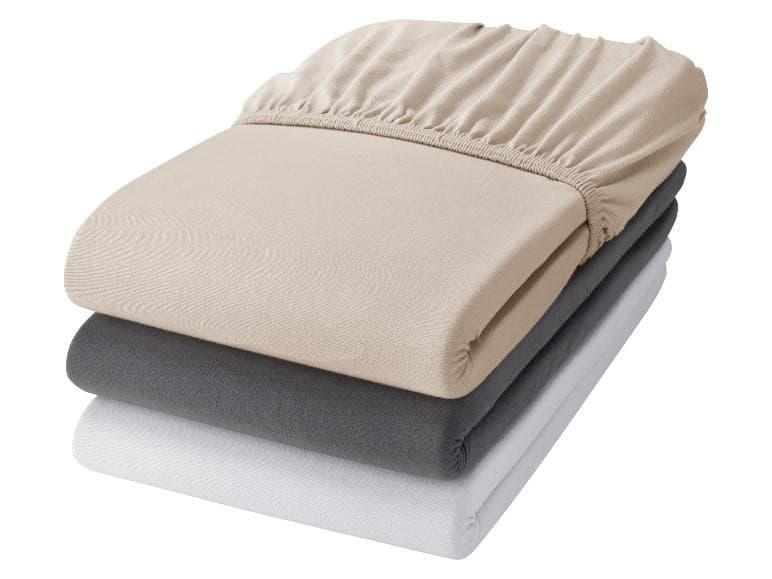 LIVARNO Jersey-Spannleintuch, ca. 90-100 x 200 cm – Lidl