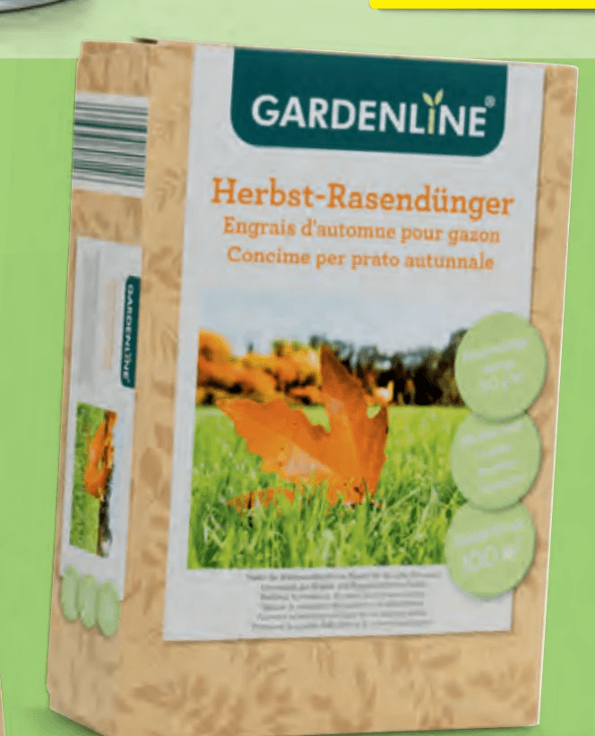 Gardenline Herbst-Rasendünger 3 kg Angebot bei Hofer