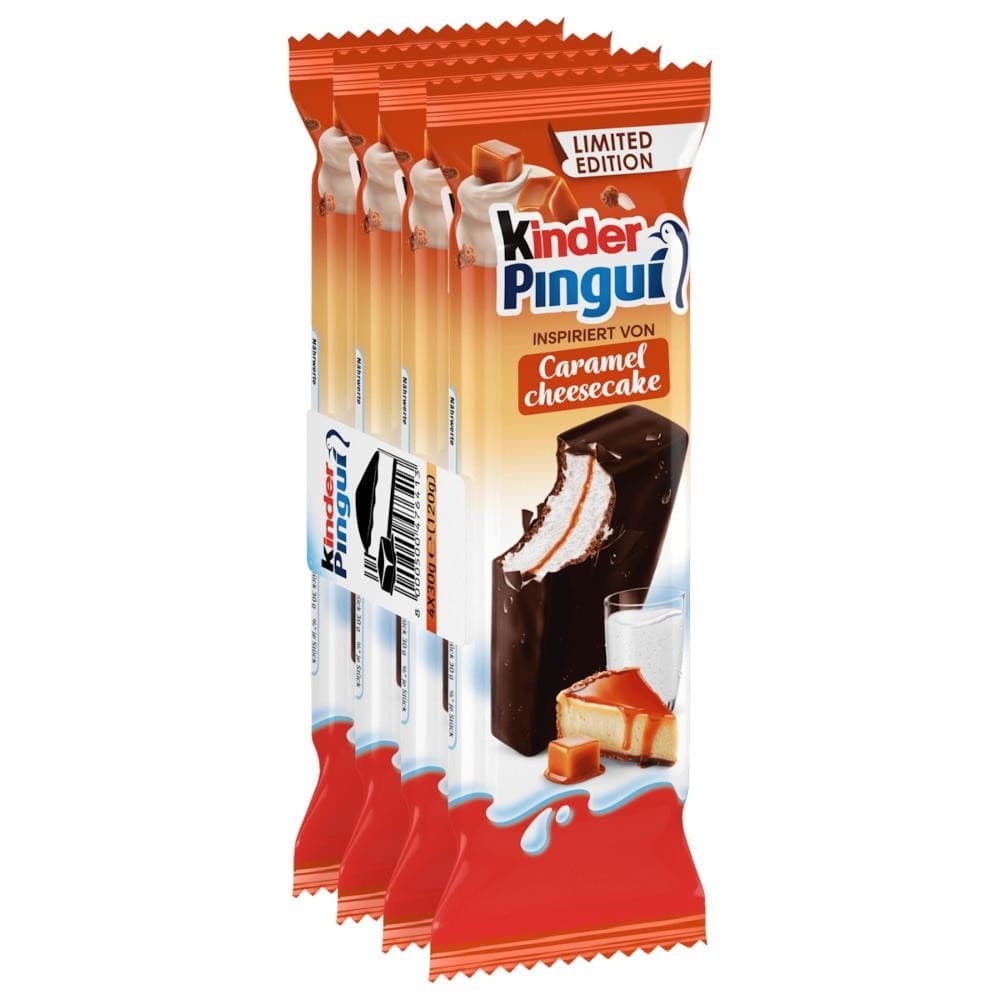 Ferrero Kinder Pingui Schoko oder Caramel Cheesecake, 4 x 30-g-Packung – Interspar