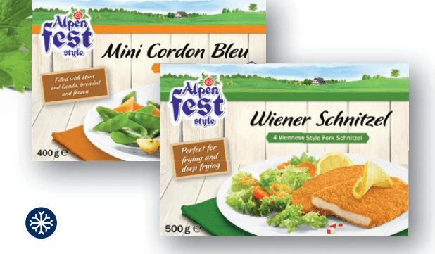 Alpenfeststyle Schweineschnitzel-Mix, 400 g / 500 g – Lidl
