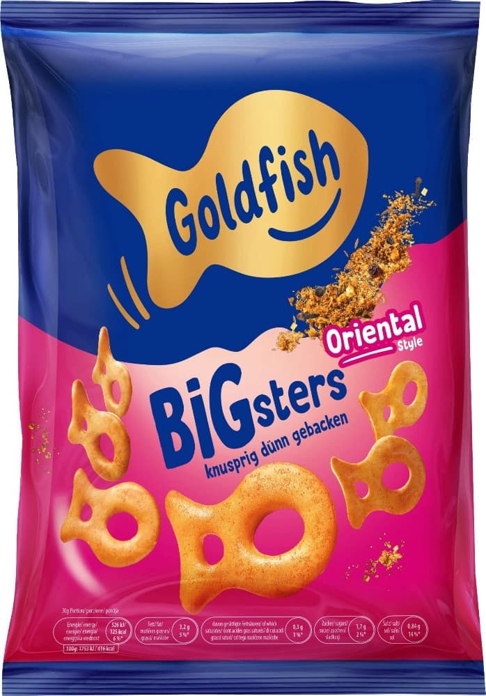 Soletti Crackets, Wilde Brezel od. Goldfish Bigsters, 100 g Soletti / Goldfish – Penny