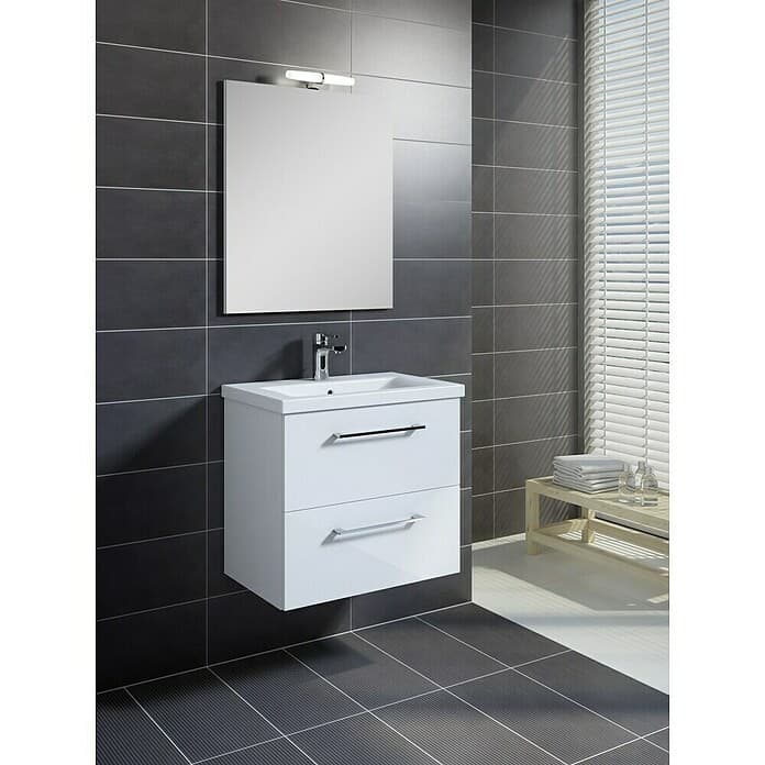 Waschplatz COMPACT Hochglanz 56,7 x 61,7 x 38,6 cm Riva Angebot bei Bauhaus