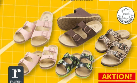 Erwachsenen- oder Kinder-Pantoffel RUBIN – Interspar