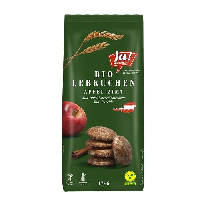 Ja! Natürlich Bio-Lebkuchen 175 g Packung Angebot bei Billa