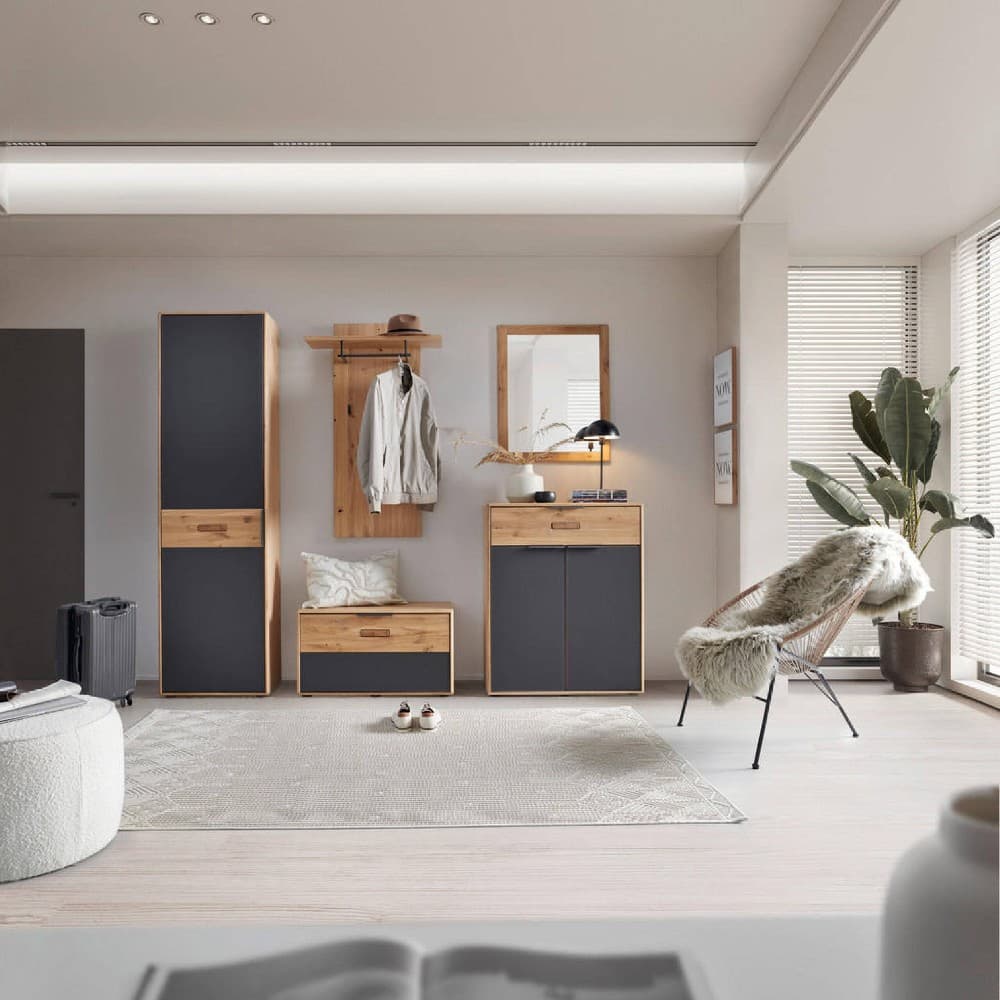 Spiegel Linea Natura Eiche Bianco massiv Angebot bei XXXLutz