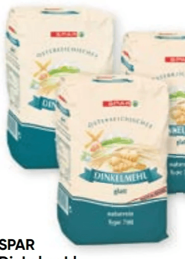 Dinkelmehl, 1 kg Spar – Maximarkt