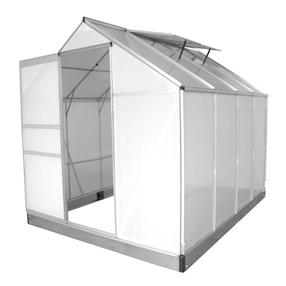 Power Garden Alu-Gewächshaus OSAKA, ca. 250 x 190 x 195 cm – Norma