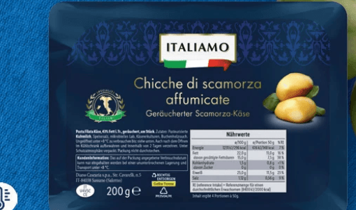 Chicche Scamorza-Käse, 200 g Italiamo – Lidl