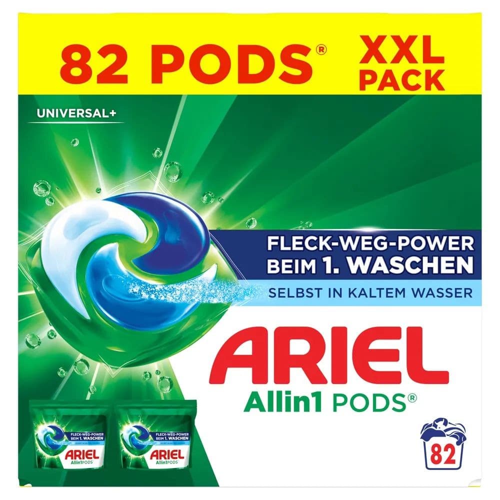 Waschmittel Pods, 82 Waschgänge Ariel – Hofer