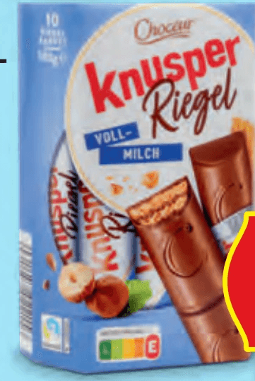 Schoko-Knusper-Riegel 180 g Choceur Angebot bei Hofer