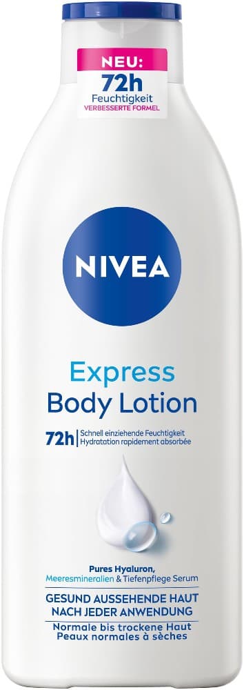 Nivea Body Lotion Express oder Body Milk Reichhaltig, 400 ml – Müller