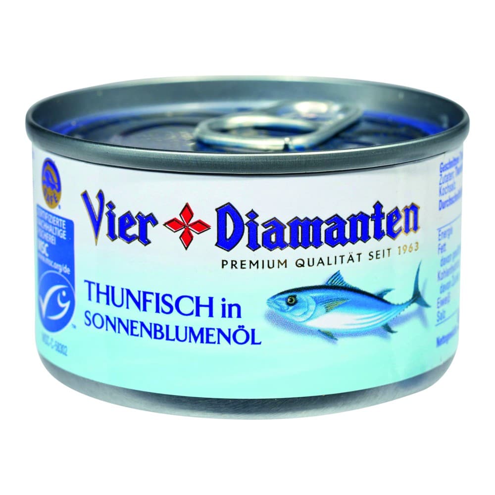 Vier Diamanten Thunfisch 95 g Angebot bei Spar