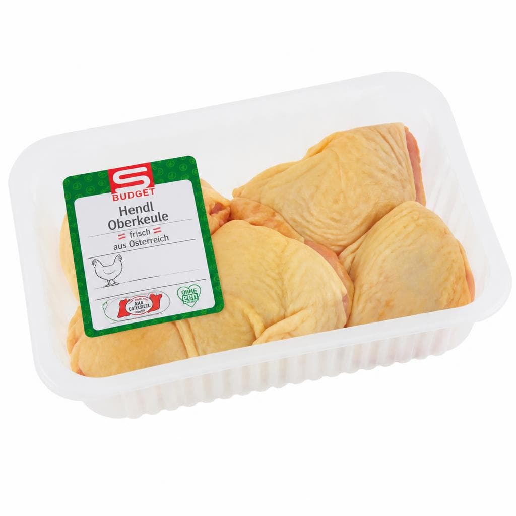 S-BUDGET Hendl Oberkeule aus Österreich, 800-g-Packung – Interspar