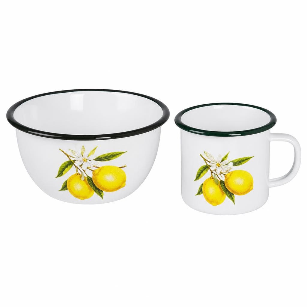 Emaille-Becher oder -Schale CASA ROYALE Angebot bei Norma