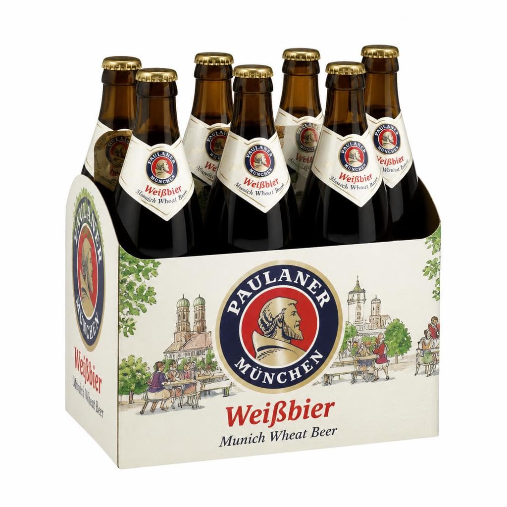 Paulaner Weißbier, 6 x 0,5 Liter – Adeg