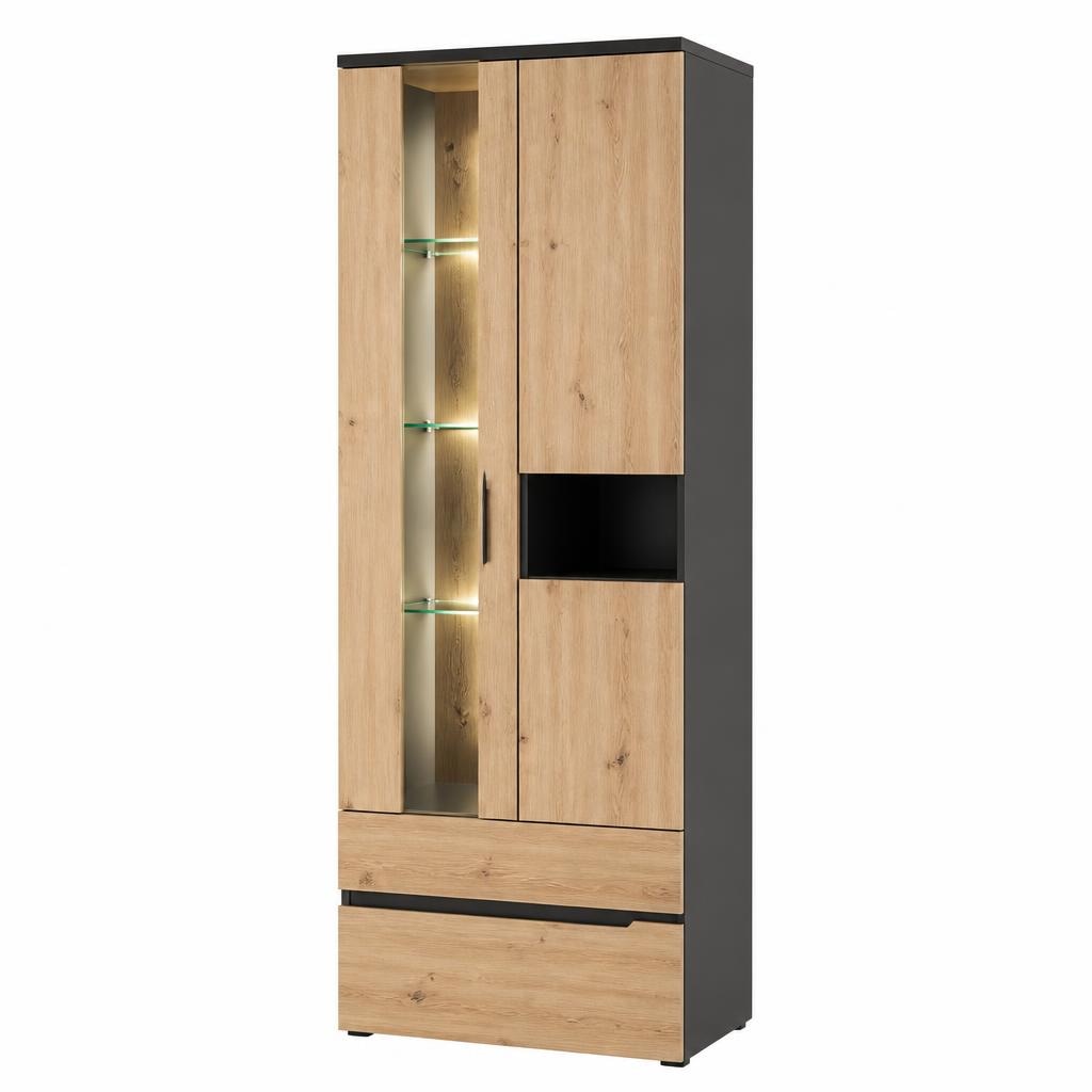 Vitrine ca. 75/197/38cm CARRYHOME Angebot bei XXXLutz