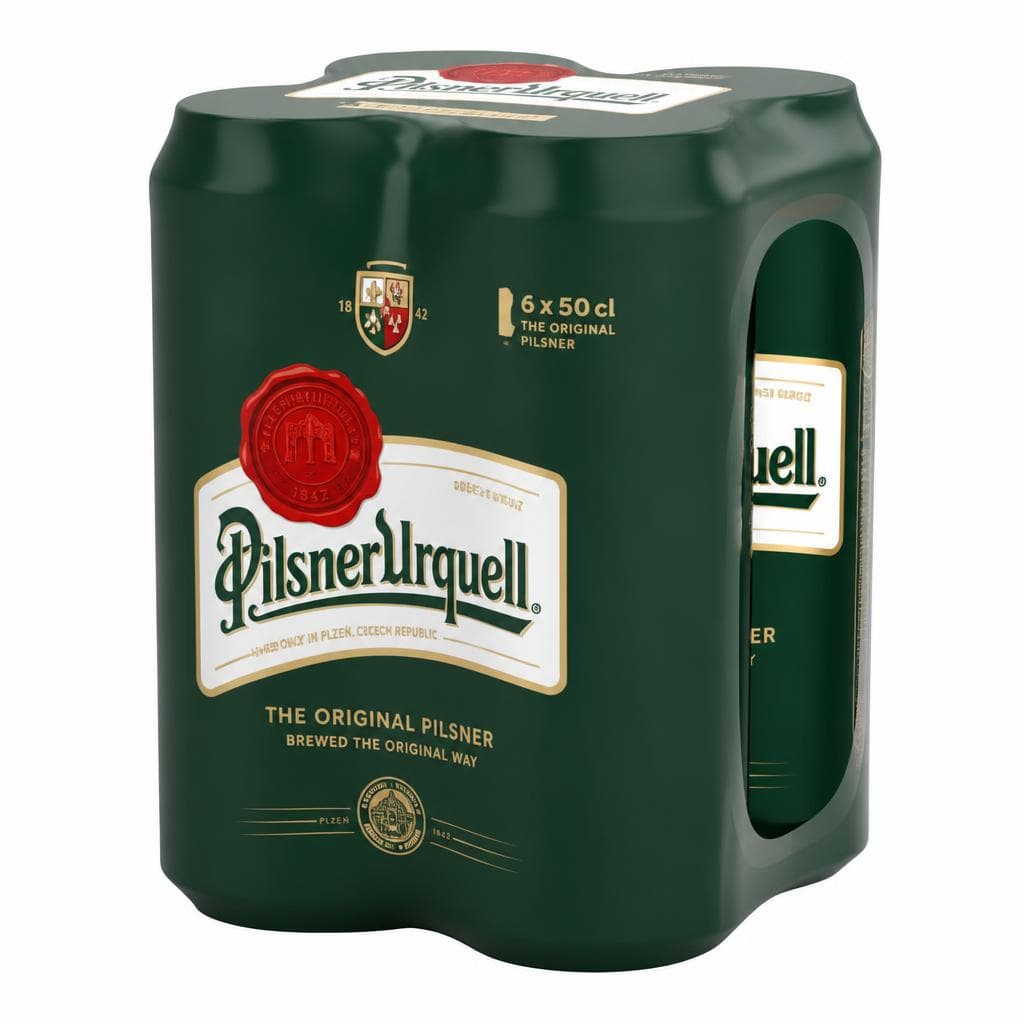 Pilsner Urquell Dosen Pack, 0,5 l – MPREIS