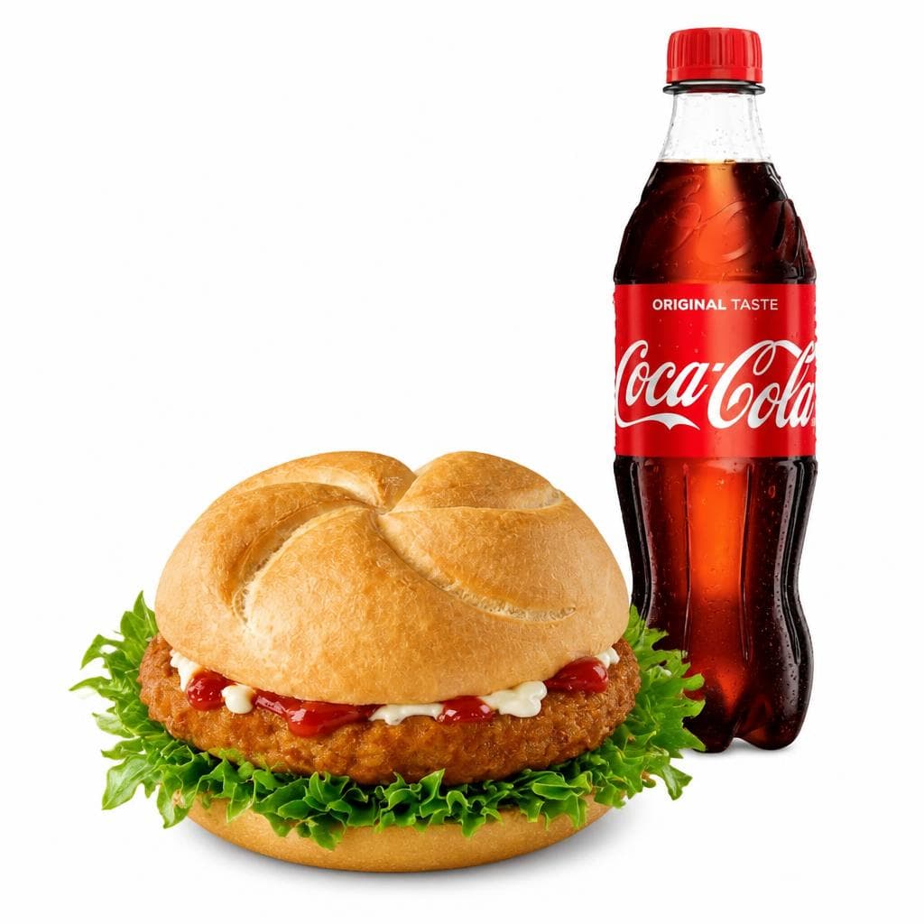 Austro-Burger & Coca-Cola, Fanta, Sprite oder Mezzo Mix, 0,5 L – Spar