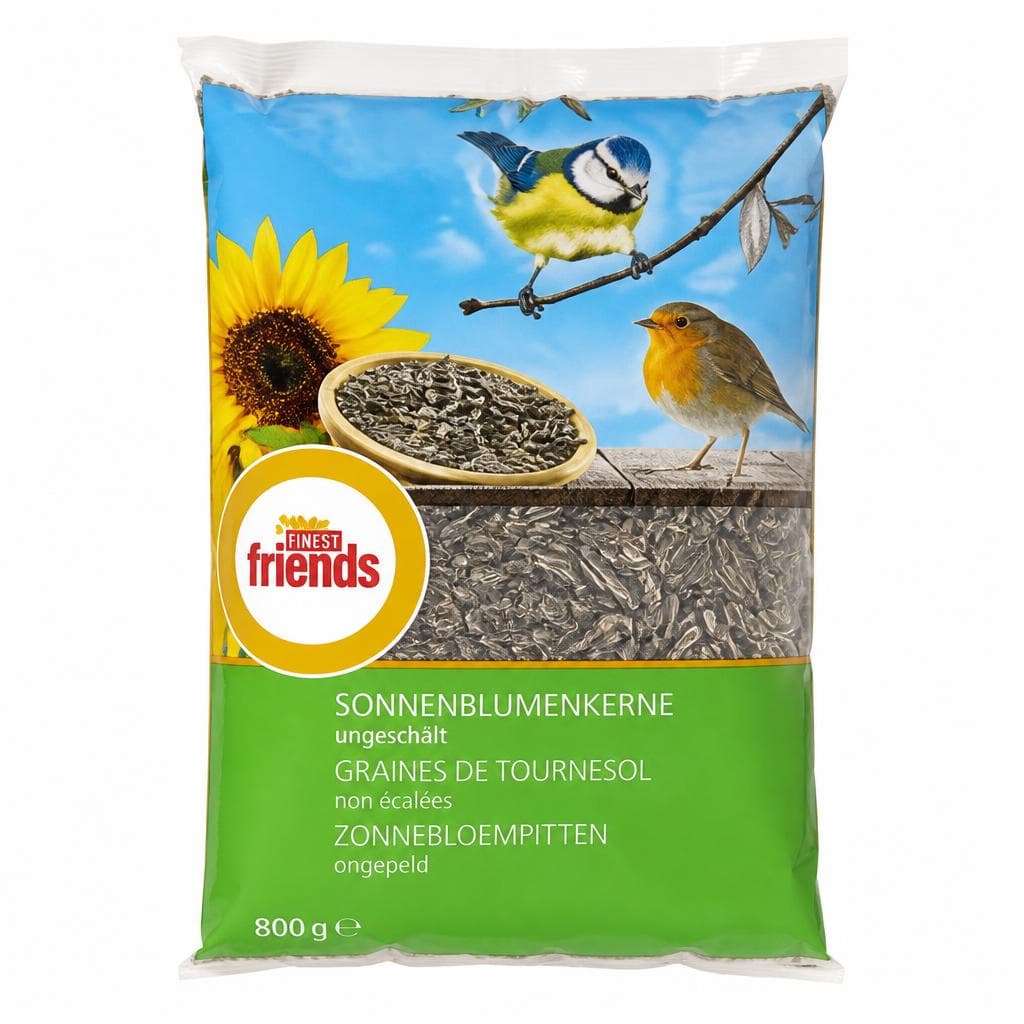 Sonnenblumenkerne ungeschält, 1 kg Little Friends – Norma
