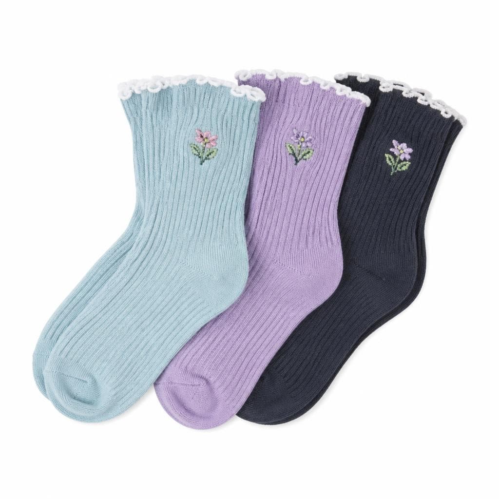 Ripp-Socken, 3 Paar ElleNor – Norma