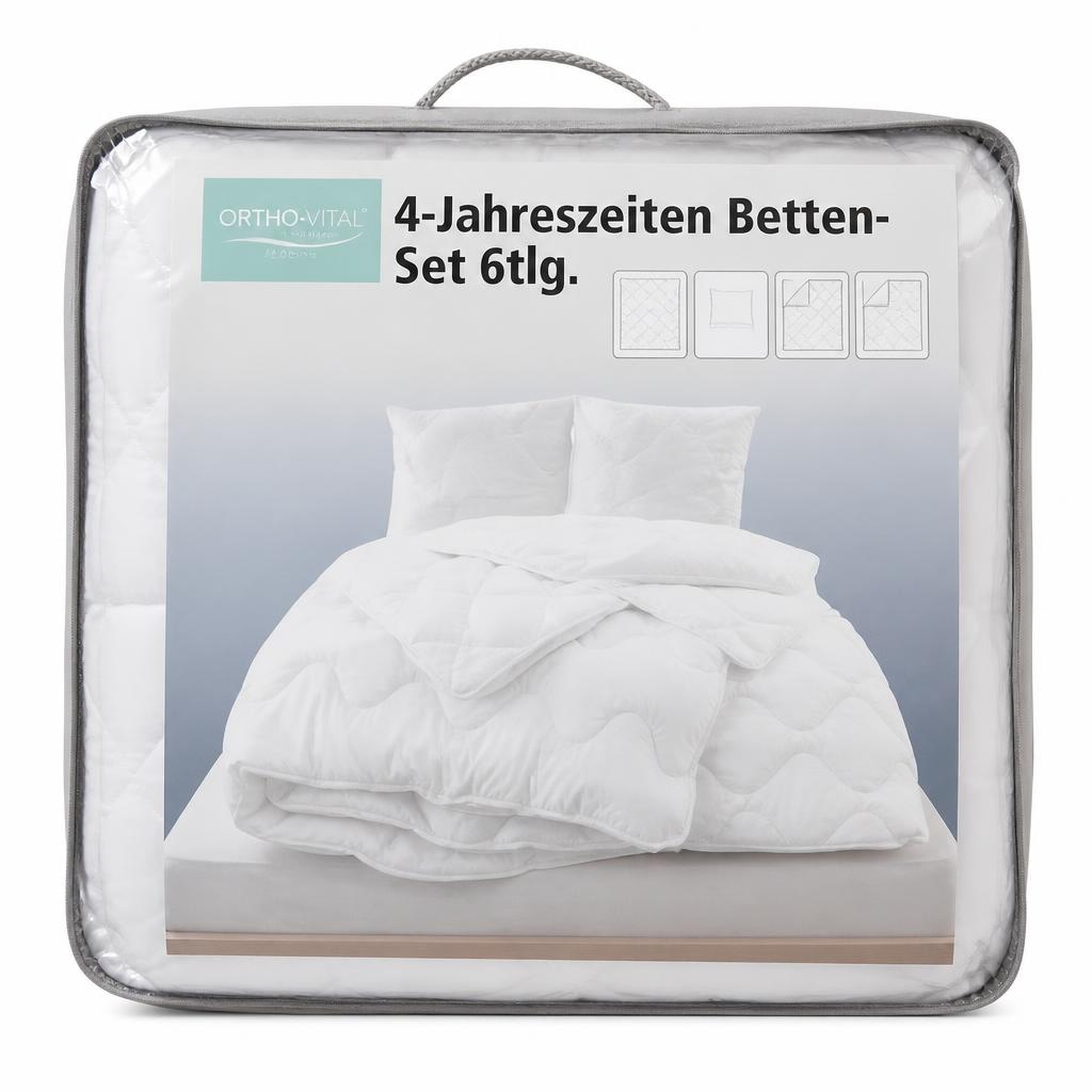 4-Jahreszeiten Betten-Set 6tlg. Angebot bei Norma