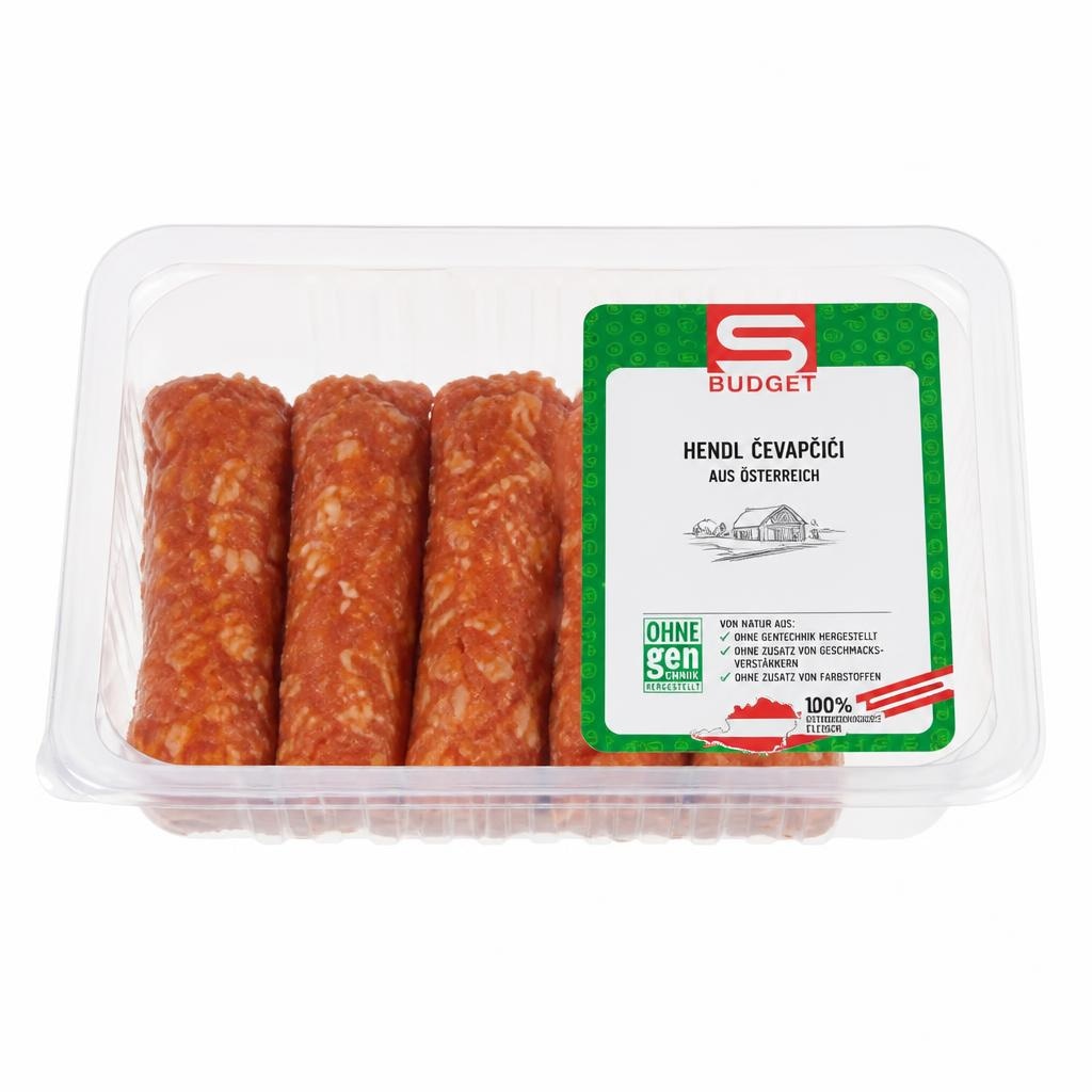 S-BUDGET Hendl-Cevapcici aus Österreich 300-g-Packung Angebot bei Interspar