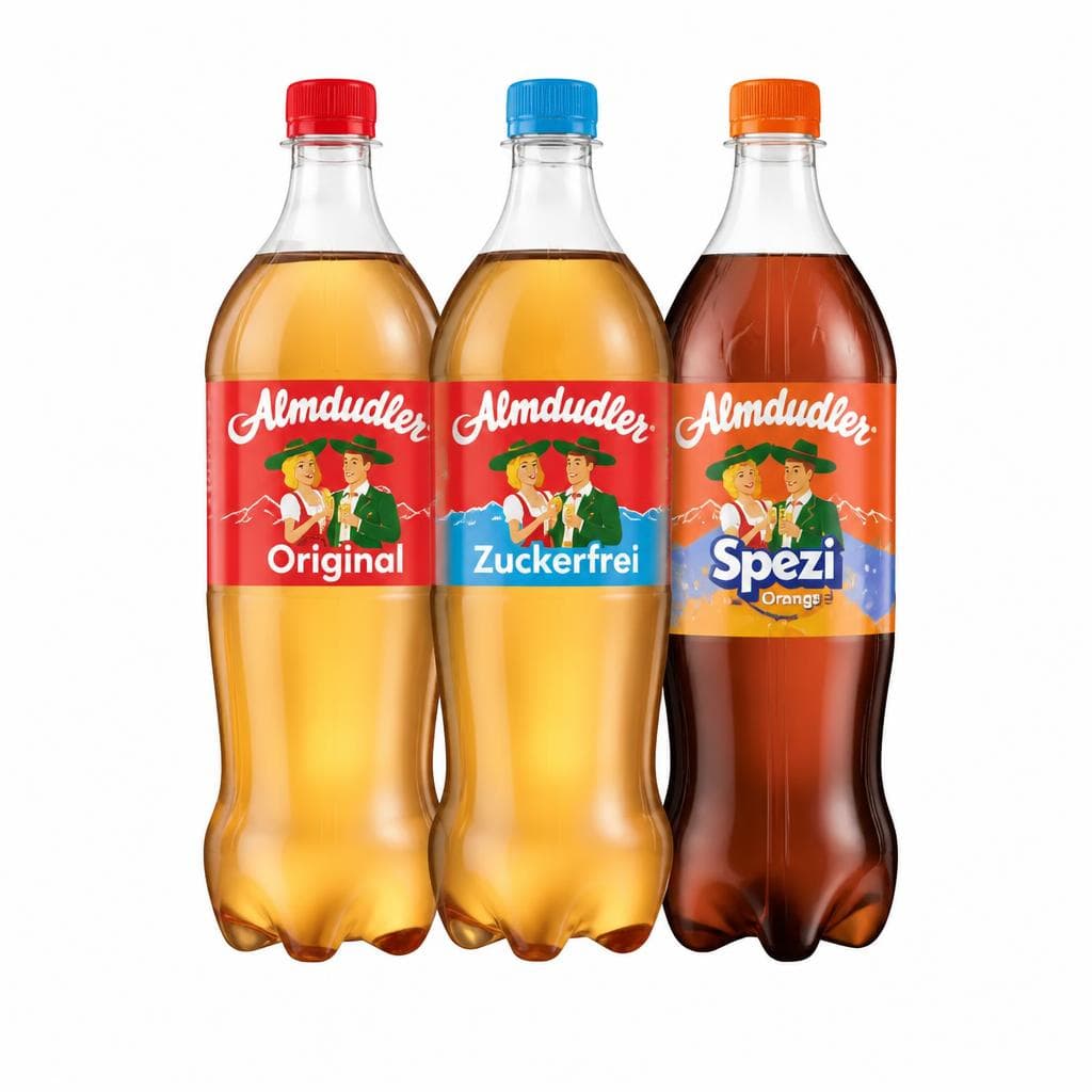 Almdudler Original oder Zuckerfrei oder Spezi Orange, 1,5 Liter – Maximarkt