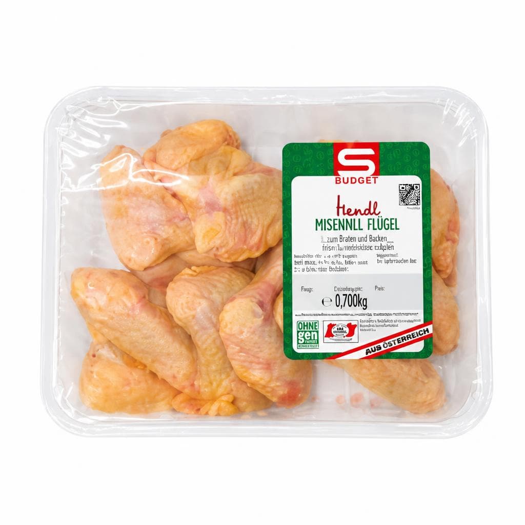 S-Budget Hendl Flügel, 700 g – Spar