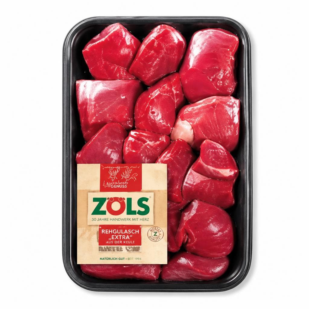 Rehgulasch „Extra“, per kg ZOLS – Maximarkt