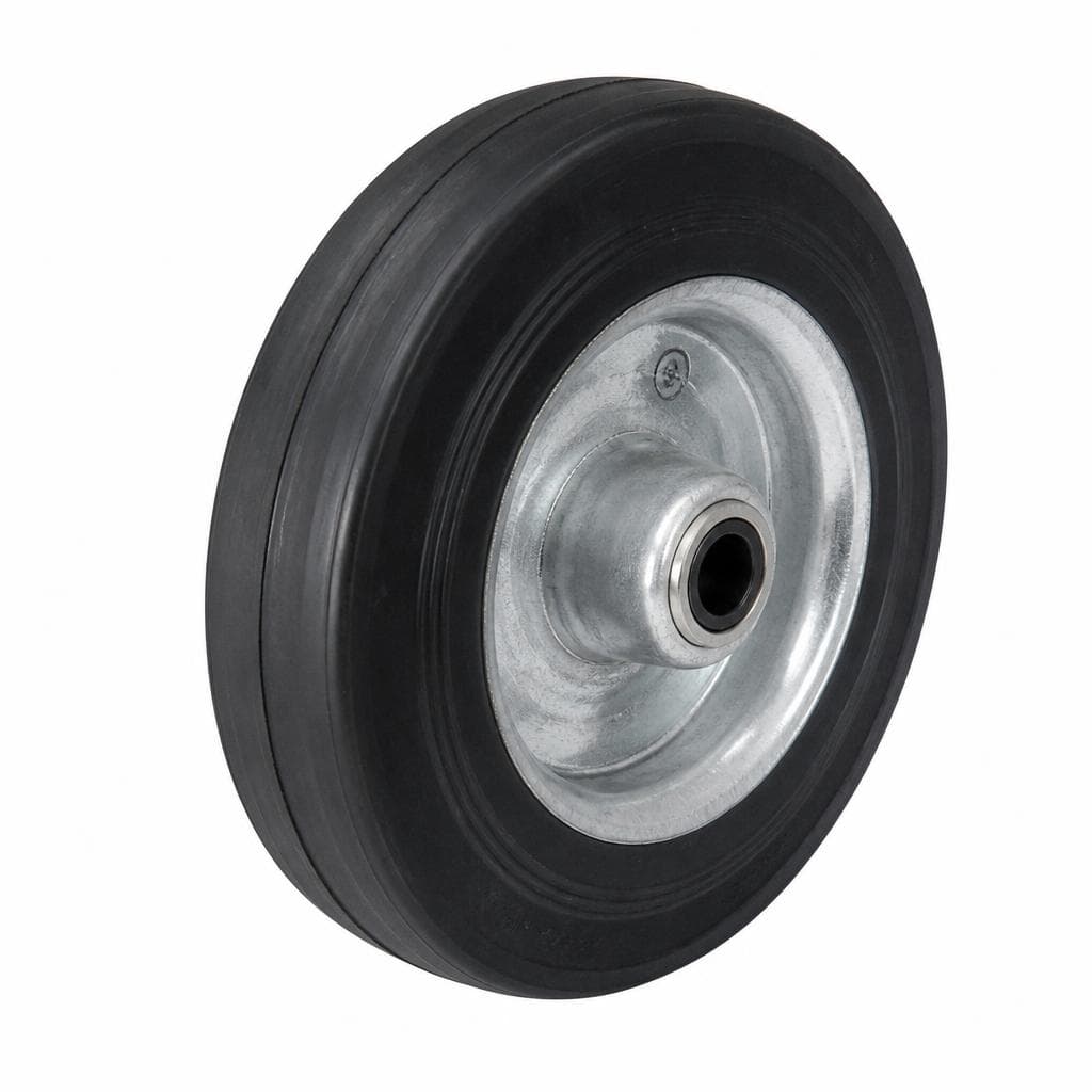 Einzelrad Vollgummi, 100 mm – Zgonc