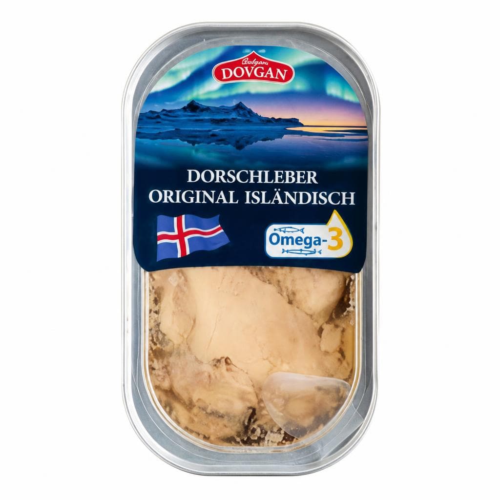 Dorschleber Original Isländisch, 115 g DOVGAN – Norma