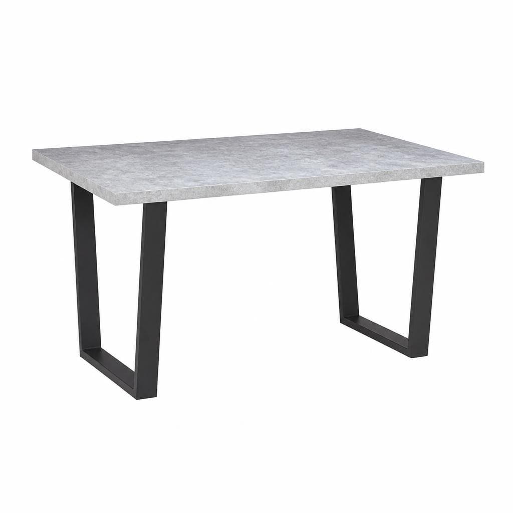 Esstisch Melamin Dekor Grau, BxHxT: ca. 140x76x90 cm – Möbelix