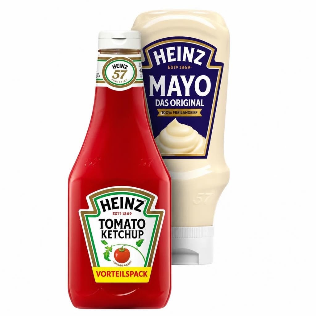 Heinz Mayonnaise / Ketchup, Mayonnaise: 800 ml; Ketchup: 1,17 l – Lidl