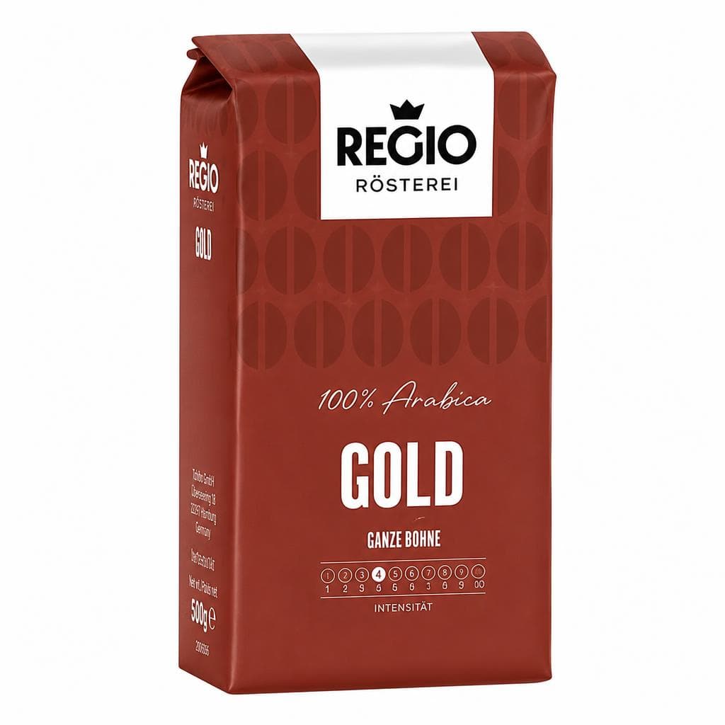 REGIO Gold ganze Bohne oder gemahlen, 500 g Regio RÖSTEREI – Spar