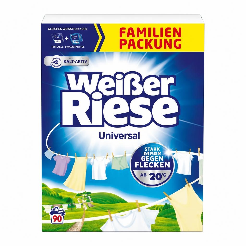 Weißer Riese Waschmittel Gel 100 Waschgänge, Pulver 90 Waschgänge od. Caps 80 Waschgänge Angebot bei Billa