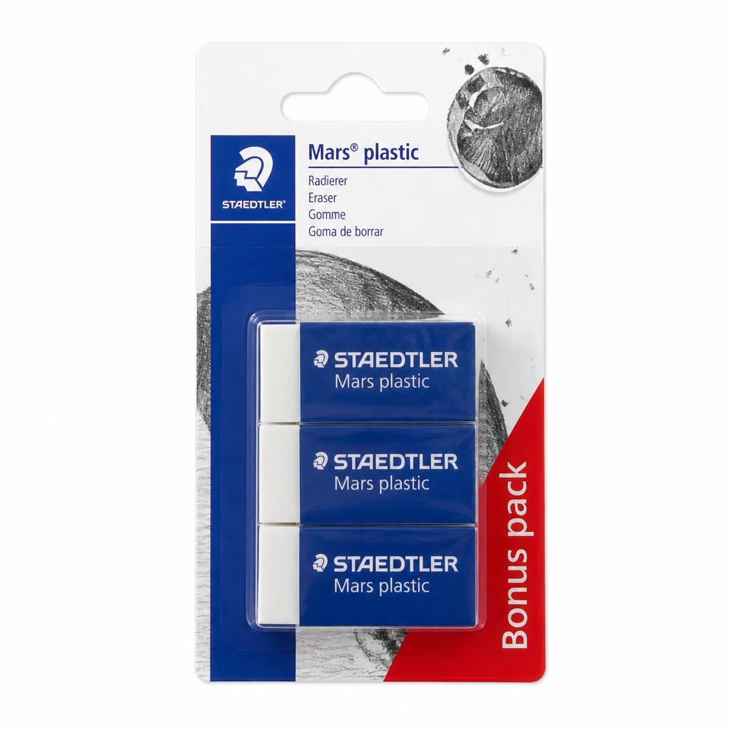 Radierer Mars plastic 3er-Packung Angebot bei Maximarkt