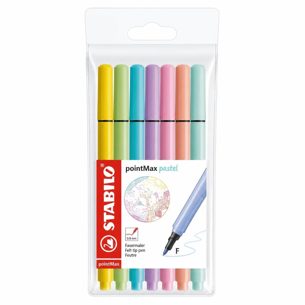 STABILO pointMax pastel Fasermaler 8er-Packung Angebot bei Maximarkt