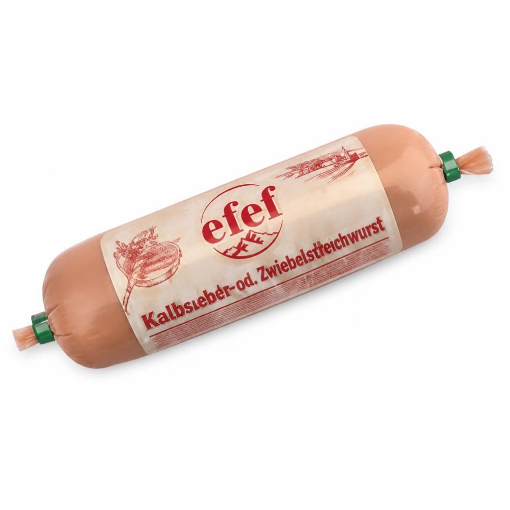 Kalbsleber- od. Zwiebelstreichwurst, 125 g efef – Adeg