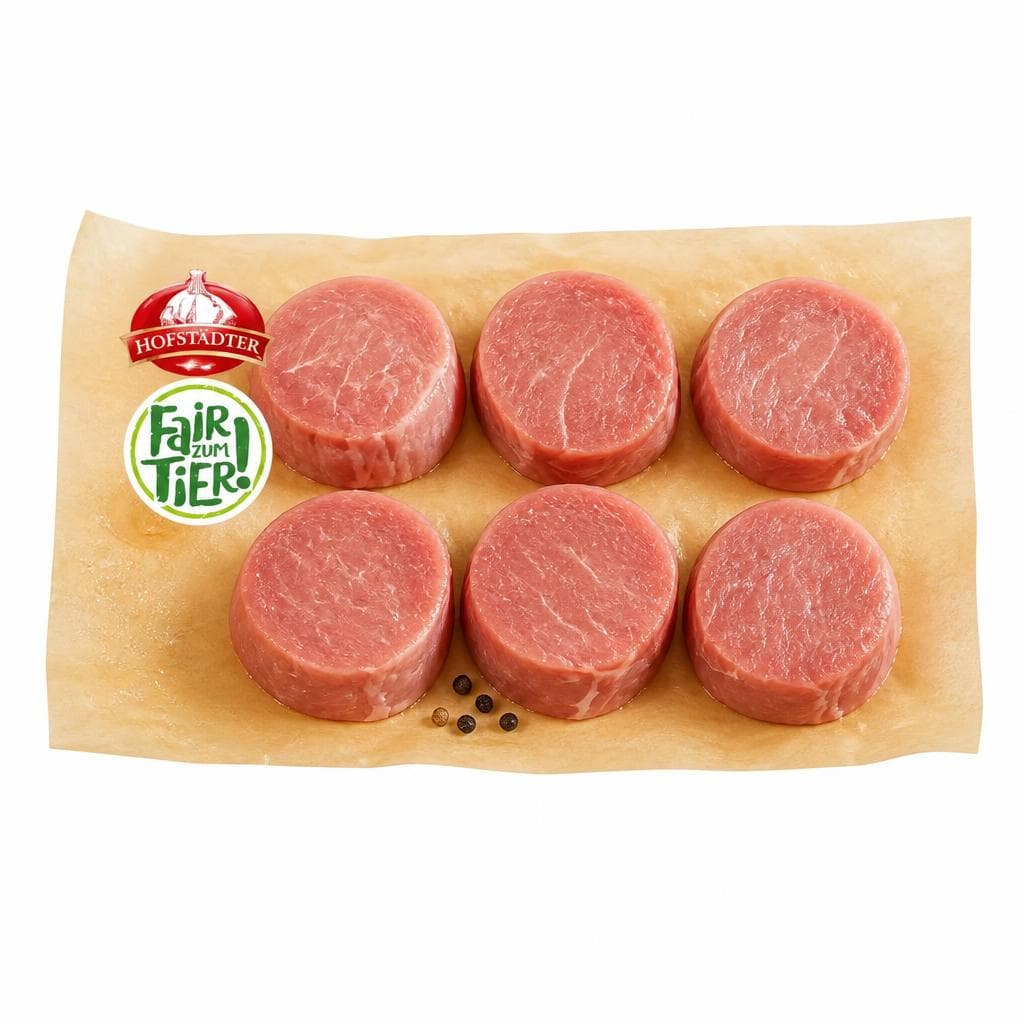 Hofstädter Fair zum Tier! Medaillons vom STROHwohlschwein, per Kilo – Billa Plus