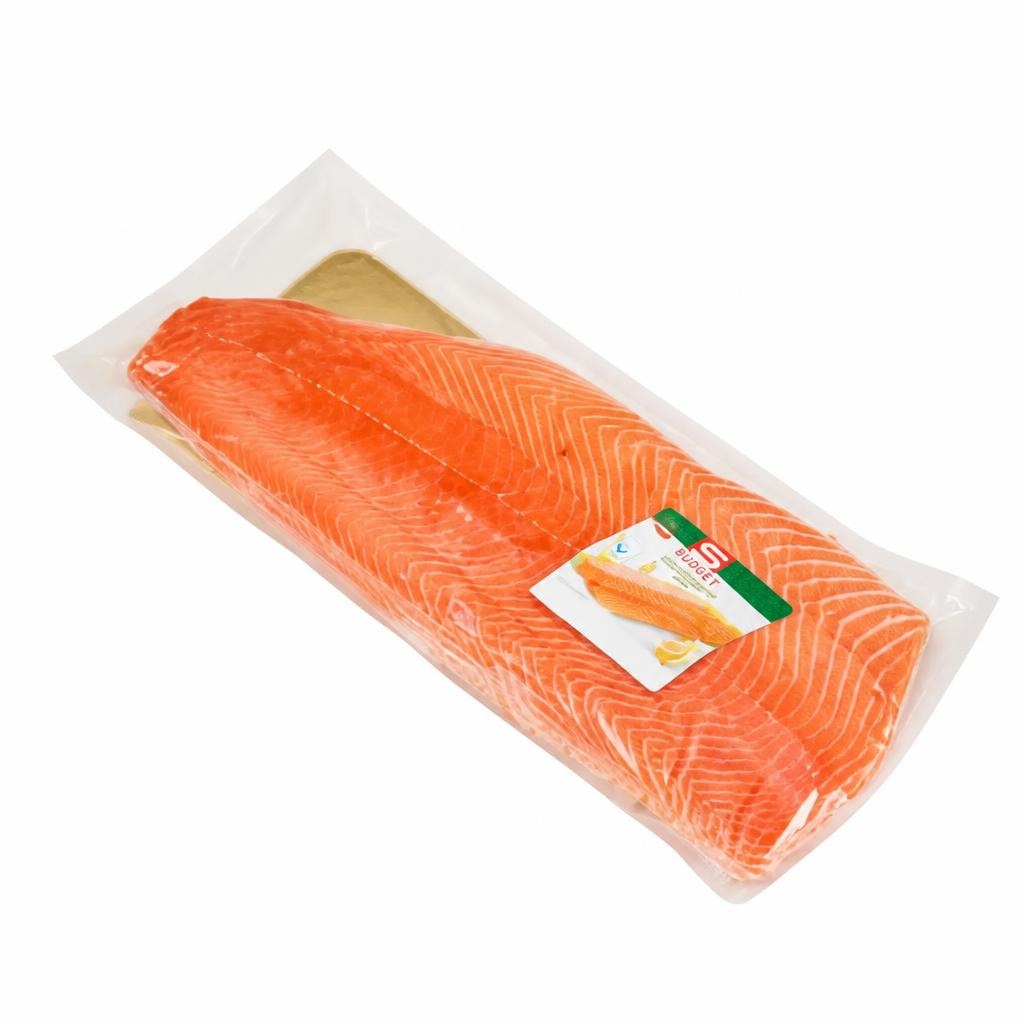 S-BUDGET Lachsfiletseite frisch mit Haut ca. 1-kg-Filet Angebot bei Interspar