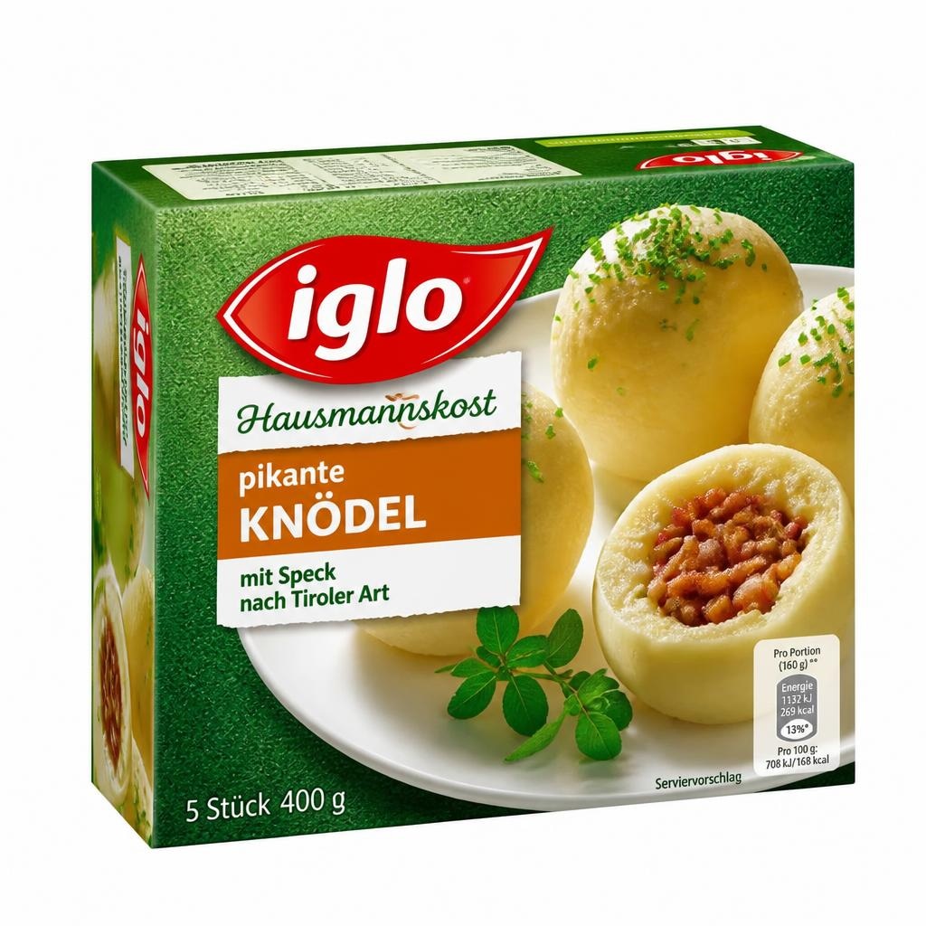 Iglo Hausmannskost pikante Knödel oder Genießerschmankerl 350-400 g Angebot bei Interspar
