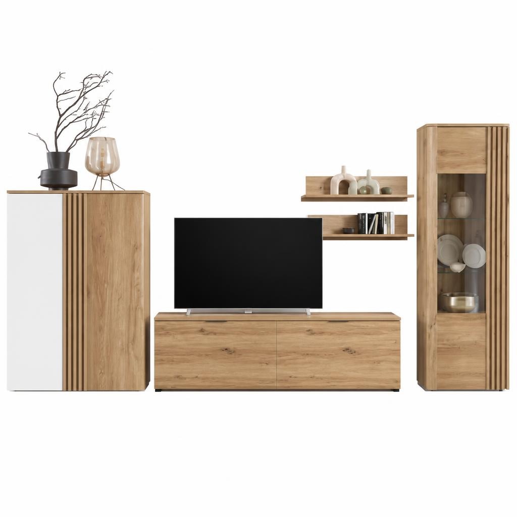 Wohnwand B/H/T: ca. 249/163/44cm LINEA NATURA Angebot bei XXXLutz