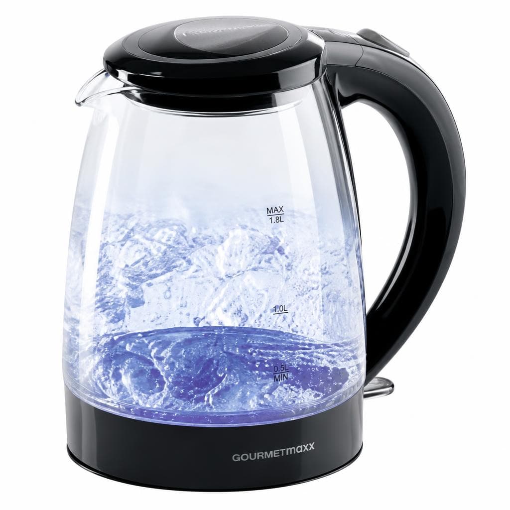 LED-Glaswasserkocher, 1,8 Liter – Norma
